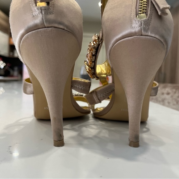 Nine West beige heels with strass - Picture 6 of 7